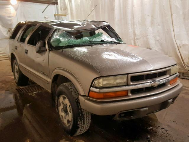 1GNDT13X24K111836 - 2004 CHEVROLET BLAZER TAN photo 1