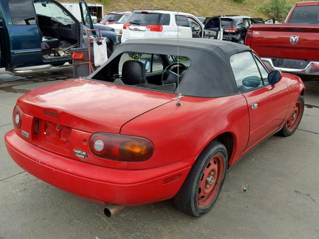 JM1NA3516P0423701 - 1993 MAZDA MX-5 MIATA RED photo 4