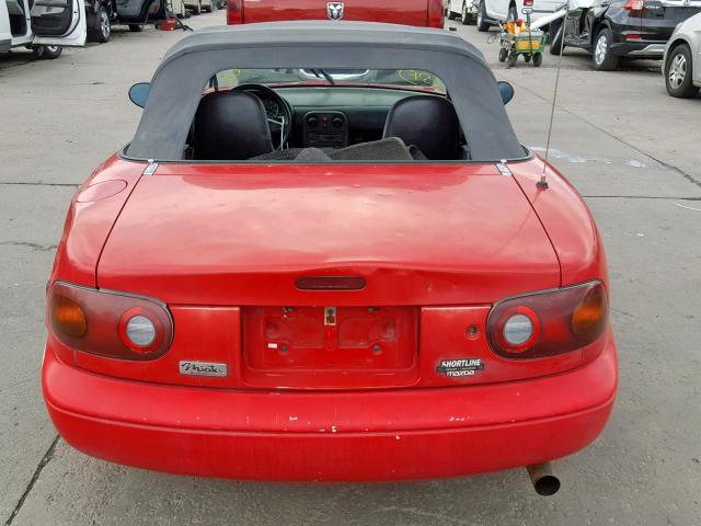 JM1NA3516P0423701 - 1993 MAZDA MX-5 MIATA RED photo 6