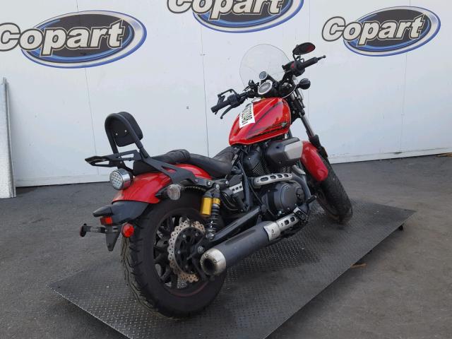 JYAVN05E2GA011819 - 2016 YAMAHA XVS950 CU RED photo 4