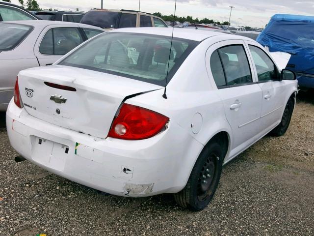 1G1AT58H197246278 - 2009 CHEVROLET COBALT LT WHITE photo 4