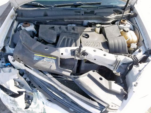 1G1AT58H197246278 - 2009 CHEVROLET COBALT LT WHITE photo 7