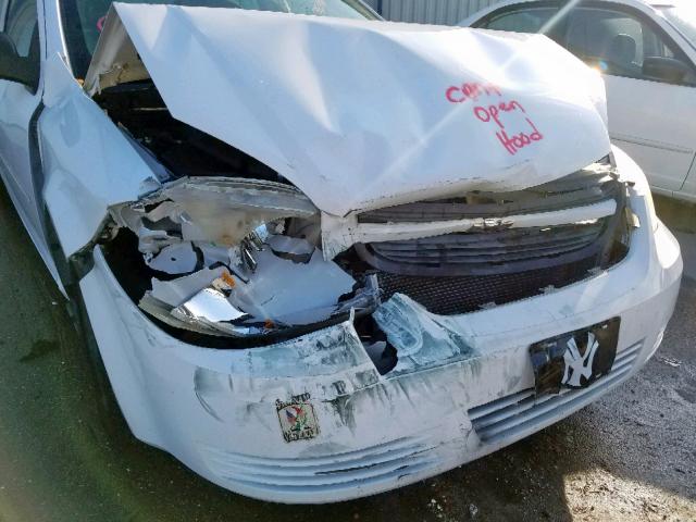 1G1AT58H197246278 - 2009 CHEVROLET COBALT LT WHITE photo 9