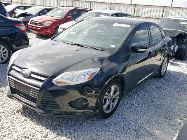 1FADP3F2XEL108614 - 2014 FORD FOCUS SE BLACK photo 2