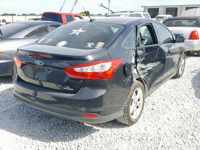 1FADP3F2XEL108614 - 2014 FORD FOCUS SE BLACK photo 4