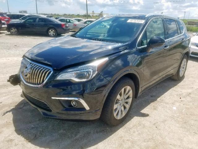 LRBFXBSA5HD004300 - 2017 BUICK ENVISION E BLACK photo 2