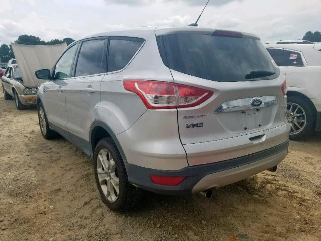 1FMCU0H90DUA87090 - 2013 FORD ESCAPE SEL GRAY photo 3