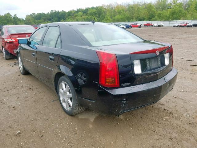 1G6DP567950108707 - 2005 CADILLAC CTS HI FEA BLACK photo 3