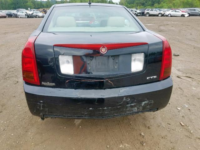 1G6DP567950108707 - 2005 CADILLAC CTS HI FEA BLACK photo 9