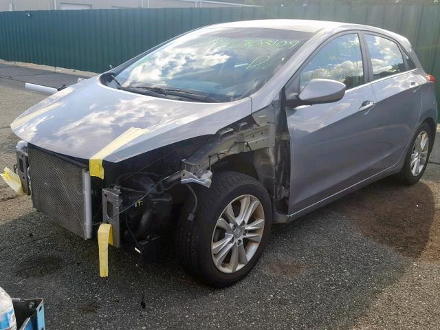 KMHD35LH0EU209807 - 2014 HYUNDAI ELANTRA GT SILVER photo 2