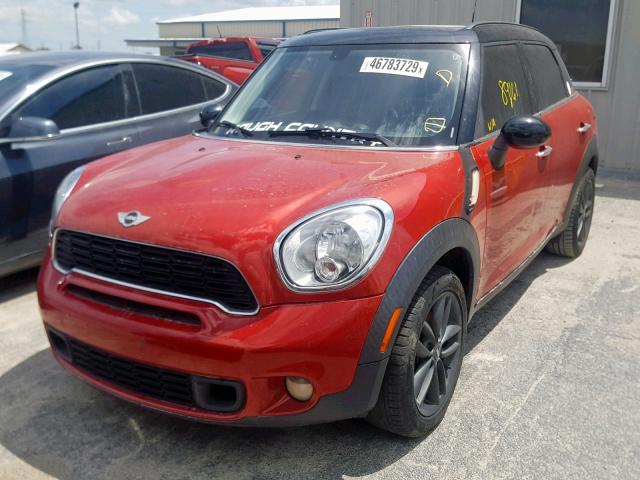 WMWZC3C55DWM28380 - 2013 MINI COOPER S C RED photo 2