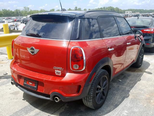 WMWZC3C55DWM28380 - 2013 MINI COOPER S C RED photo 4