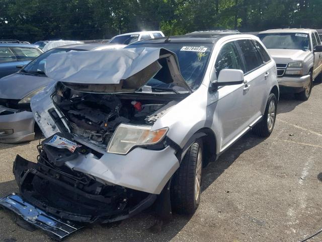 2FMDK3JC1ABB35828 - 2010 FORD EDGE SEL SILVER photo 2