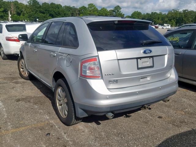 2FMDK3JC1ABB35828 - 2010 FORD EDGE SEL SILVER photo 3