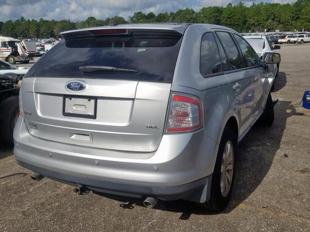 2FMDK3JC1ABB35828 - 2010 FORD EDGE SEL SILVER photo 4