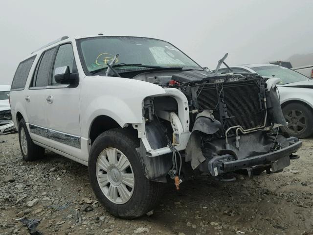 5LMJJ3H56DEL00968 - 2013 LINCOLN NAVIGATOR Ақ фото 1