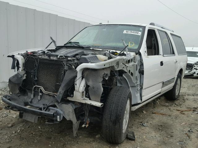 5LMJJ3H56DEL00968 - 2013 LINCOLN NAVIGATOR Ақ фото 2