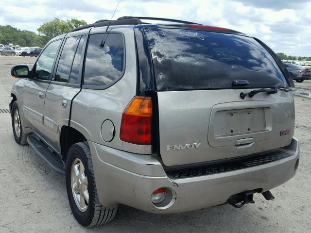 1GKDT13S222325126 - 2002 GMC ENVOY BEIGE photo 3