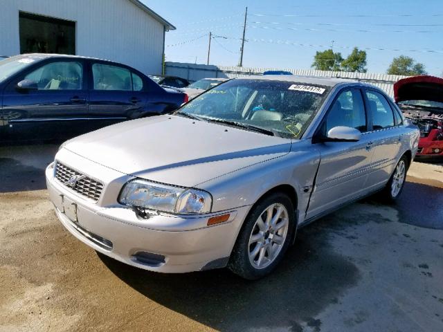 YV1TH59H741351638 - 2004 VOLVO S80 2.5T SILVER photo 2