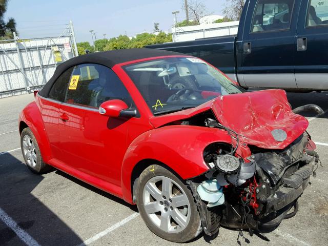 3VWRG31Y47M423600 - 2007 VOLKSWAGEN NEW BEETLE RED photo 1