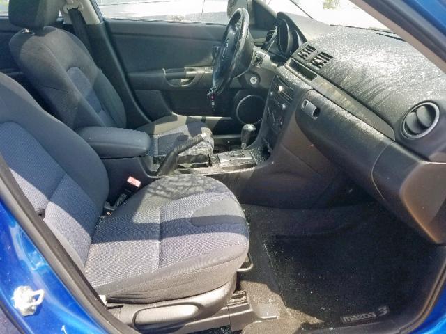 JM1BK123751306081 - 2005 MAZDA 3 S BLUE photo 5