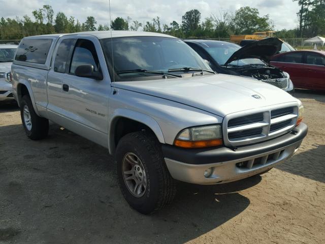 1B7GG32N72S511085 - 2002 DODGE DAKOTA SPO GRAY photo 1