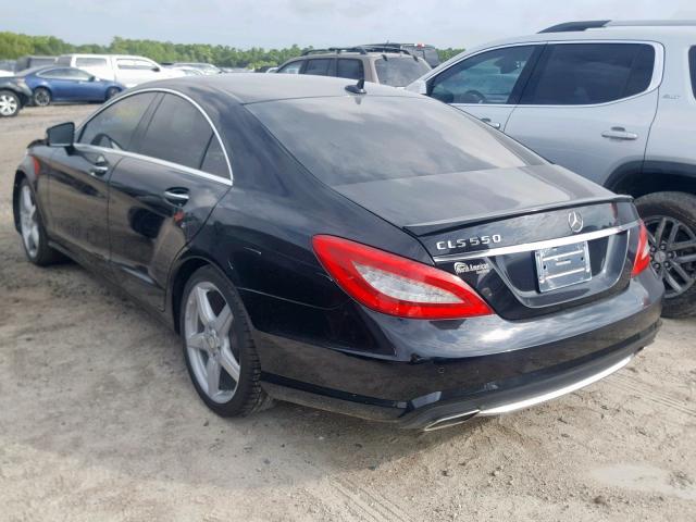 WDDLJ7DB7EA104720 - 2014 MERCEDES-BENZ CLS 550 BLACK photo 3