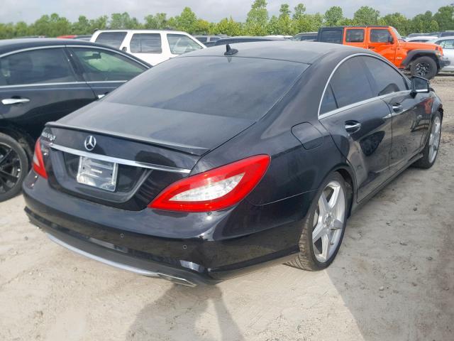 WDDLJ7DB7EA104720 - 2014 MERCEDES-BENZ CLS 550 BLACK photo 4