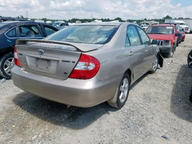 4T1BF32K03U052082 - 2003 TOYOTA CAMRY LE BROWN photo 4