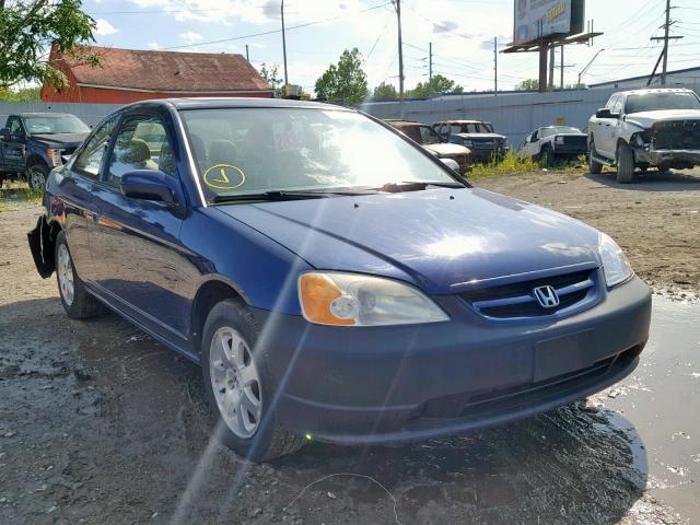 1HGEM22923L026735 - 2003 HONDA CIVIC EX BLUE photo 1