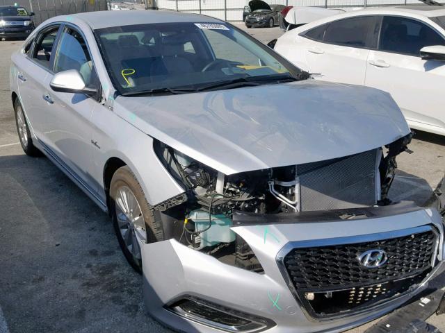 KMHE24L15GA013788 - 2016 HYUNDAI SONATA HYB SILVER photo 1