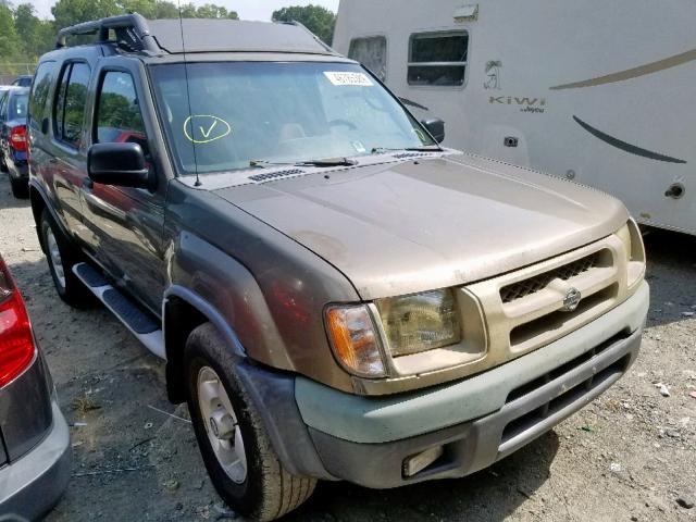 5N1ED28T01C562495 - 2001 NISSAN XTERRA XE BEIGE photo 1