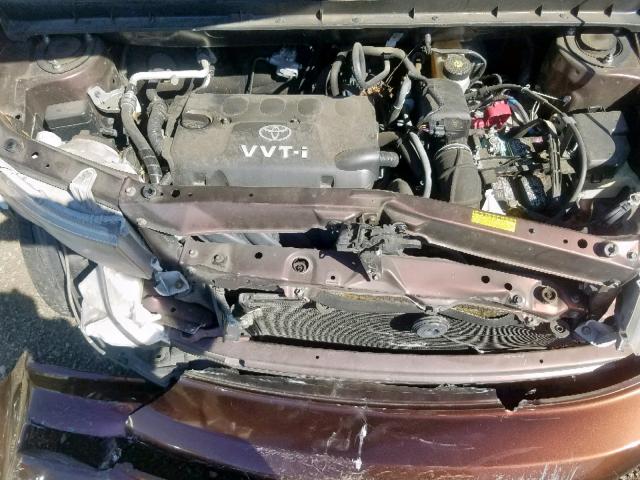 JTLKT324864118658 - 2006 TOYOTA SCION XB BROWN photo 7