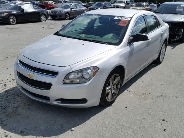 1G1ZA5EU0BF310025 - 2011 CHEVROLET MALIBU LS ვერცხლისფერი ფოტო 2