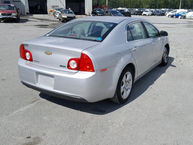 1G1ZA5EU0BF310025 - 2011 CHEVROLET MALIBU LS ვერცხლისფერი ფოტო 4