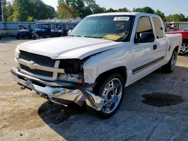 1GCEC19X93Z296087 - 2003 CHEVROLET SILVERADO WHITE photo 2