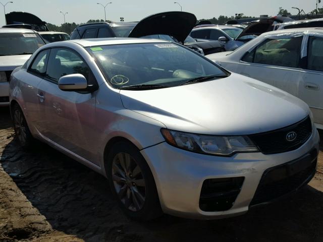 KNAFW6A33C5624979 - 2012 KIA FORTE SX SILVER photo 1