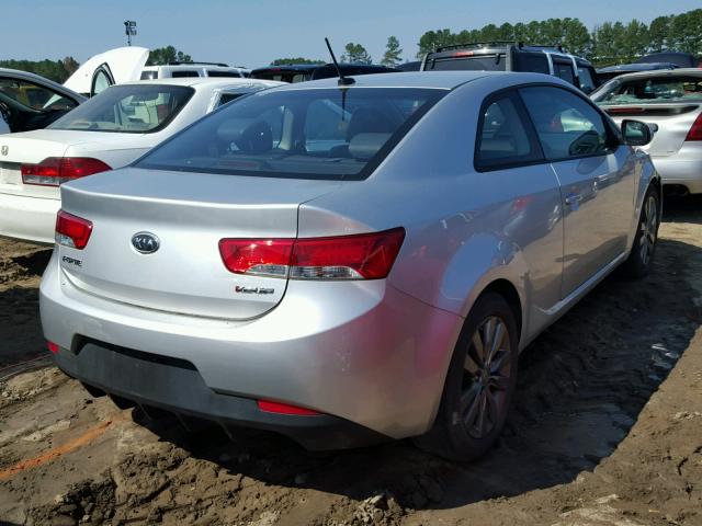 KNAFW6A33C5624979 - 2012 KIA FORTE SX SILVER photo 4