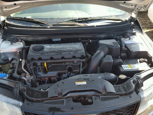 KNAFW6A33C5624979 - 2012 KIA FORTE SX SILVER photo 7