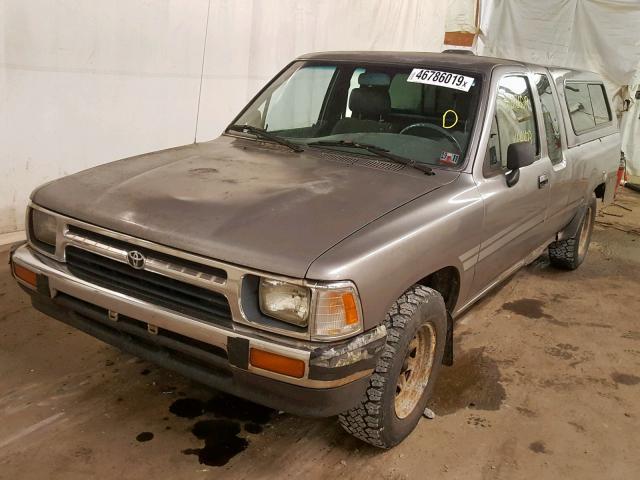 JT4RN93P0R5109421 - 1994 TOYOTA PICKUP 1/2 GRAY photo 2