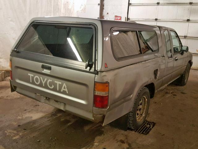 JT4RN93P0R5109421 - 1994 TOYOTA PICKUP 1/2 GRAY photo 4