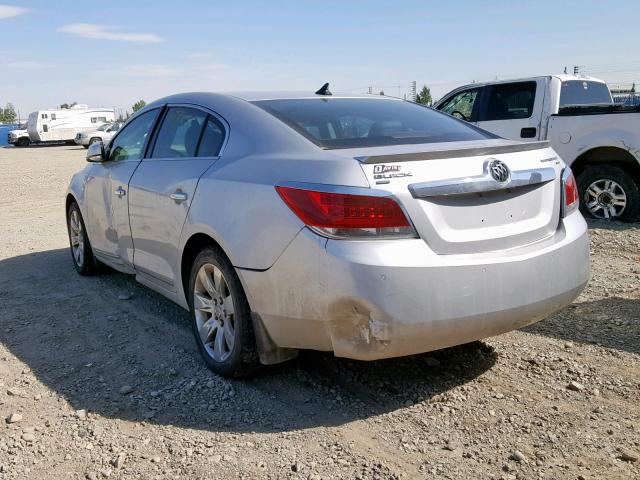 1G4GD5ED4BF128491 - 2011 BUICK LACROSSE C SILVER photo 3