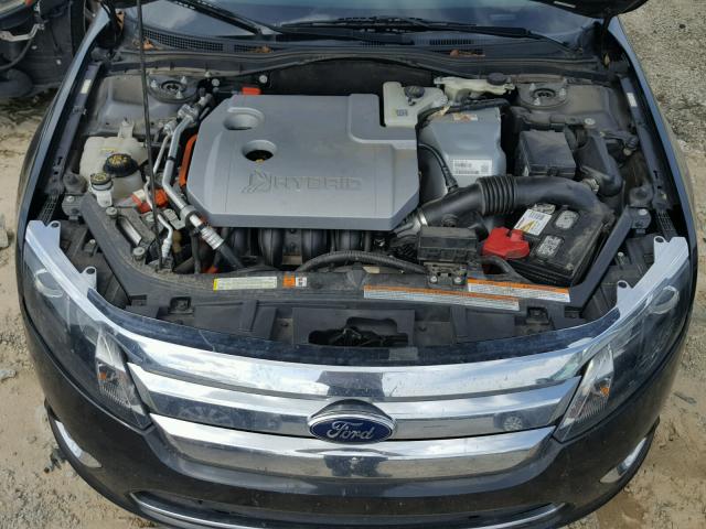 3FADP0L34AR395133 - 2010 FORD FUSION HYB BLACK photo 7