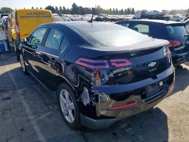 1G1RE6E48DU108980 - 2013 CHEVROLET VOLT BLACK photo 3