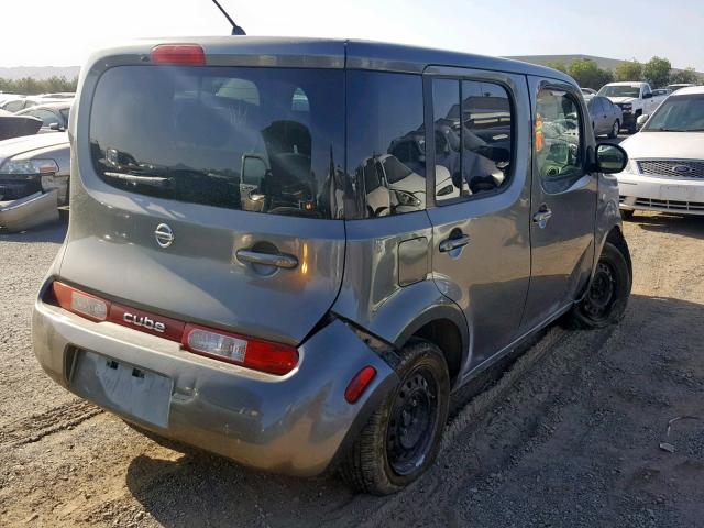 JN8AZ28R99T106505 - 2009 NISSAN CUBE BASE GRAY photo 4