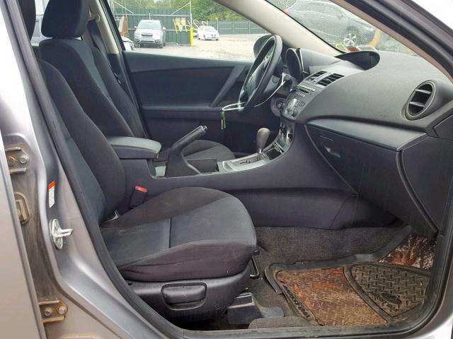 JM1BL1SG0A1271233 - 2010 MAZDA 3 I GRAY photo 5