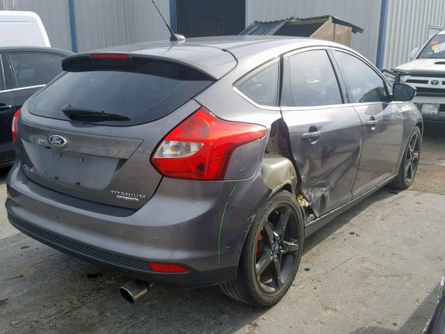 1FADP3N2XDL204355 - 2013 FORD FOCUS TITA GRAY photo 4