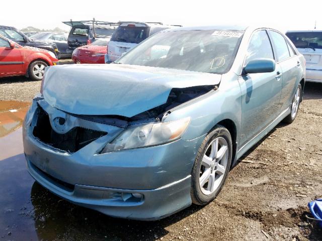 4T1BE46K27U538451 - 2007 TOYOTA CAMRY CE/L TEAL photo 2