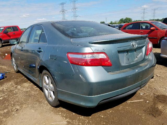 4T1BE46K27U538451 - 2007 TOYOTA CAMRY CE/L TEAL photo 3