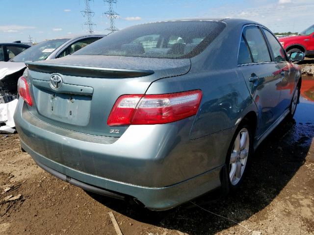 4T1BE46K27U538451 - 2007 TOYOTA CAMRY CE/L TEAL photo 4
